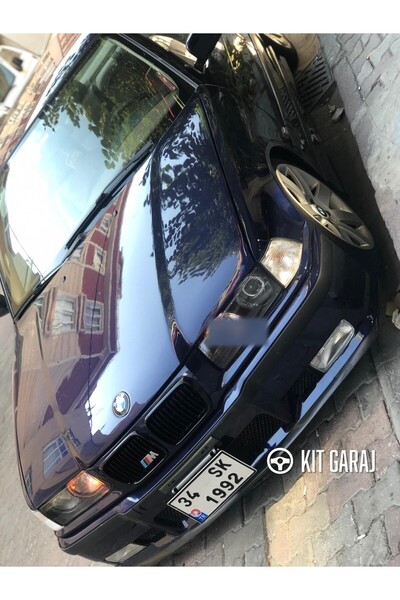 KitGaraj BMW E36 Piano Black Ön Lip (Plastik) Boyalı