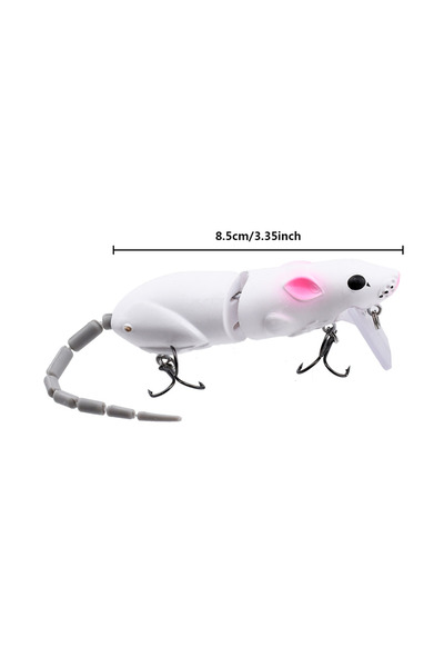 Choice D 15.5CM Mouse Lure Artificial Plastic Mouse Fishing Lure Swimbait Rat...