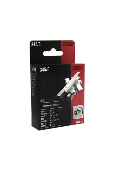 JC Schwarz Capse Zincate Pentru Capsator JC Schwarz, Tip 345, 6 mm, 1200 Bucăți