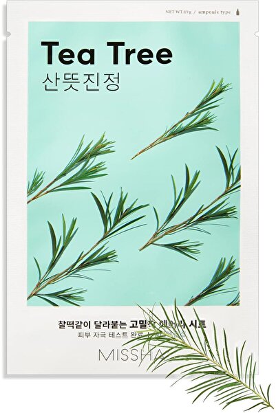 Missha Airy Fit Mask - Tea Tree, for Sensitive Skin
