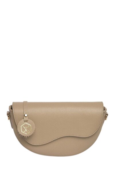 SimpleFind Luisa Vannini Geanta piele-Henriette-Taupe,Geanta postas piele nat...