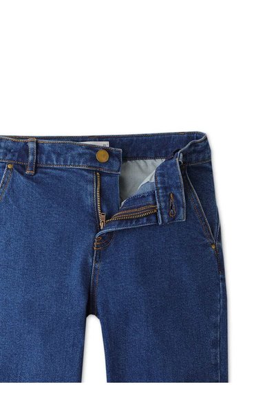 Gingersnaps Boys' Solid Denim Trousers