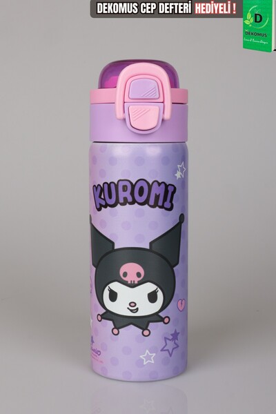 kuromi x Dekomus Lisanslı Dark Delight Collection 600 ML Çift Fonksiyon Kapak...