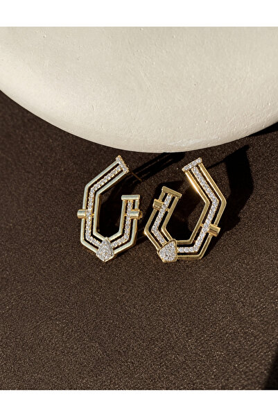 Bubbleatelier Steel Soliste Gold Earrings