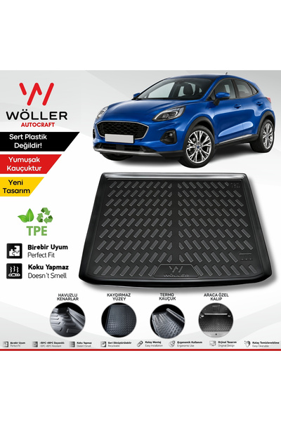 wöller Ford Puma Uyumlu Bagaj Havuzu 2019 2026 Arası Uyumlu 3d Ultraflex Esnek