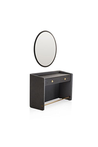 Midas Furniture REGAN CONSOLE SET WITH MIRROR - BROWN