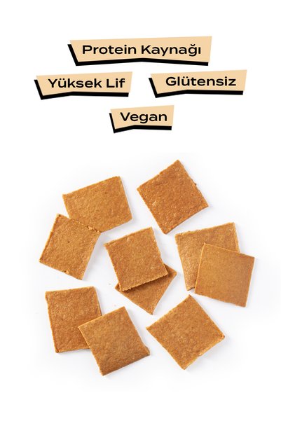 THE GOOD WİLD Humus Cracker |   Gluten-Free Vegan Snack |   Gluten-Free Flour |   Sprouted Chickpea Flour |   3X55 Gr