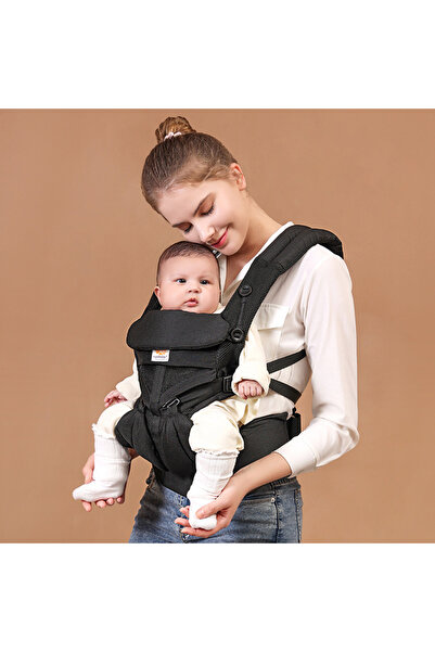 Choice Omni Black Baby Carrier Ergonomic Infant Multifunctional Waist Stool N...