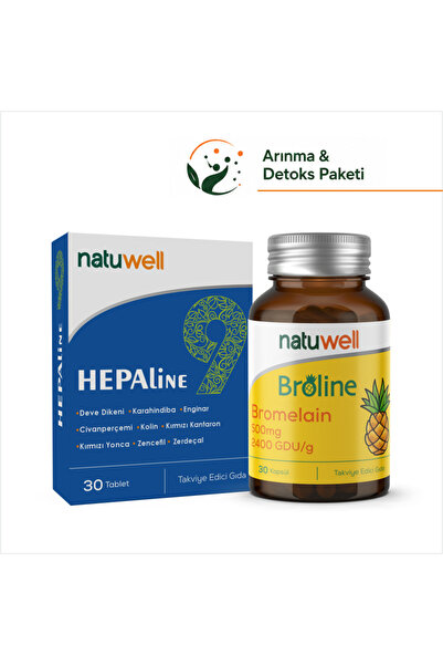 Natuwell Hepaline 30 Tablet ve Broline 30 Kapsül