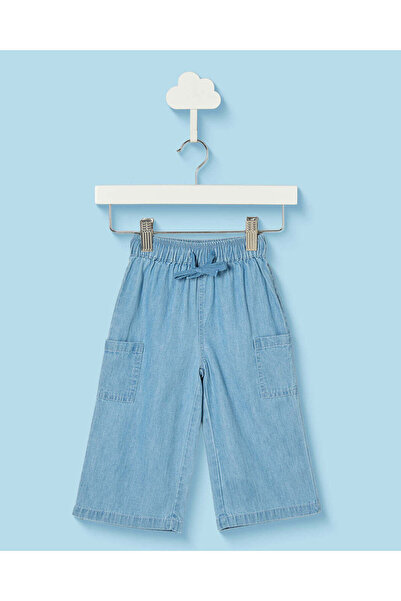 REDTAG Infant Girls Light Wash Denim Jeans