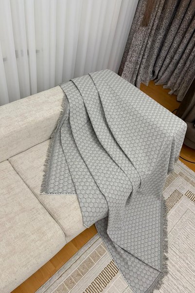 Villadia Home Textile Sofa Cover Sofa Shawl Cotton Non-Slip Soft Washable 3-Seat Sofa Single Sofa Cover Multi-Purpose Cover 170 X 220