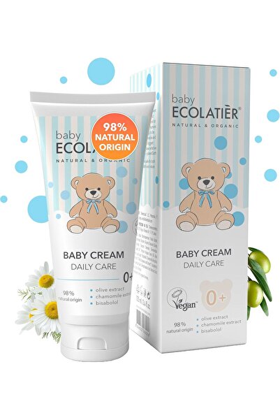ECOLATIER Baby Daily Care Cream 100ml – Nourishing & Soothing Moisturizer for...