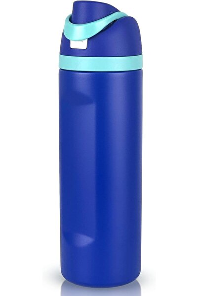ROEIEIS Stainless Steel Insulated Water Bottle with Straw and Sip Spout Lid f...