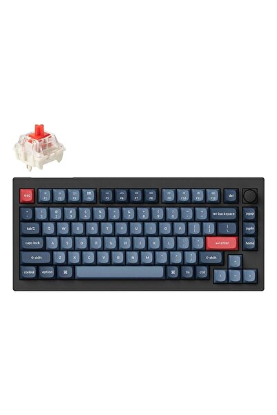 Keychron Wireless Mechanical Keyboard 75% Compact, Tri-Mode, Gasket-Mount, Ho...