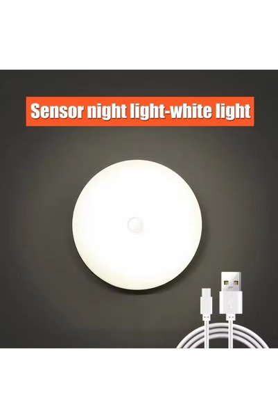 Choice White lamp-Switch Motion Sensor LED Night Light USB Rechargeable Night...