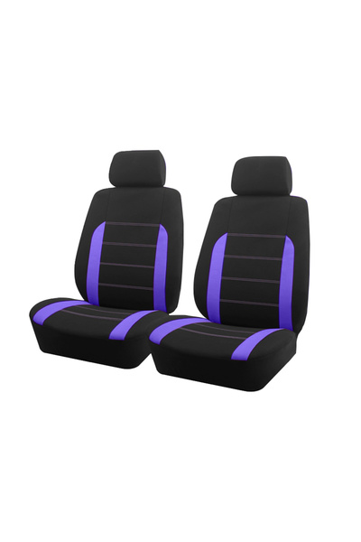 Choice Purple 2 seat AUTOKING Universal Fabric Car Seat Covers Fit For Most C...