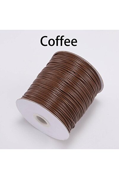 Choice 1.5mm (10Meters) Coffee 10m/lot Korean Waxed Cotton Cord Waxed Thread ...