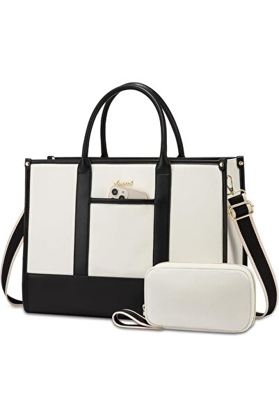 LOVEVOOK Laptop Tote Bags for Women Work Bag 15.6 inch Large Professional Tea...