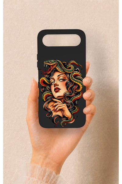Vip Case غطاء سيليكون بنمط ميدوسا متوافق مع هاتف تكنو سبارك 50 5G