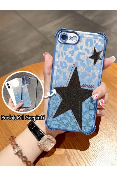 ucuc iPhone 7/8/Se 2020 2022 Compatible Transparent Four Corner Silicone Coat...