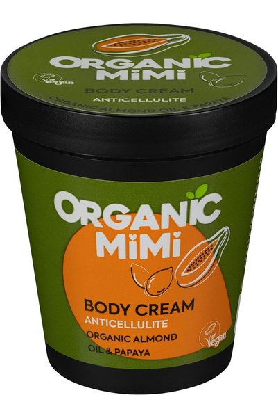 ORGANİC MİMİ Almond & Papaya Anticellulite Body Cream 200ml