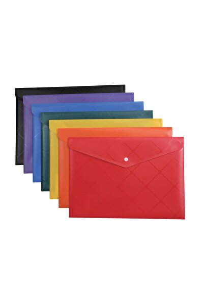 Flamingo 14 pcs Foolscap Clear Bag Set, Assorted