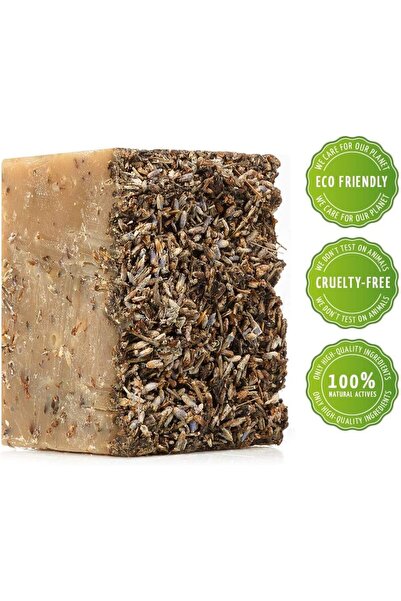 Zeitun Dried Lavender Soap Bar | Body Exfoliator Natural Soap for Men And Women