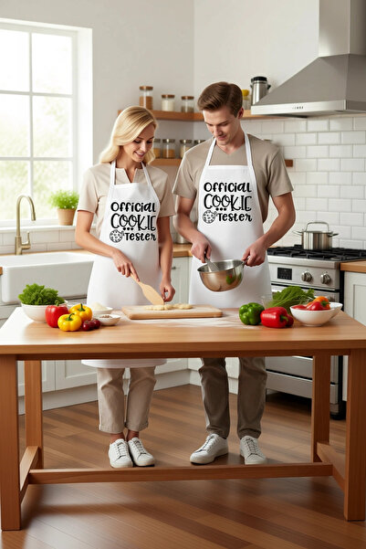 PayBuy Unisex Kitchen Apron Cookie Taster Printed Relaxed Cut Daily Cook Mode...