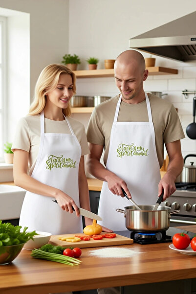 PayBuy Unisex Kitchen Chef Apron Funny Printed Spirit Animal Design Relaxed F...
