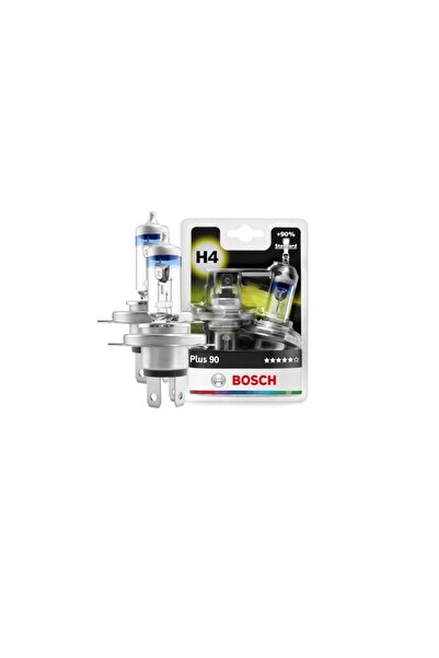 Bosch H4 12V 60/55W Plus 90 Güçlendirilmiş Araç Far Ampulleri İkili Paket