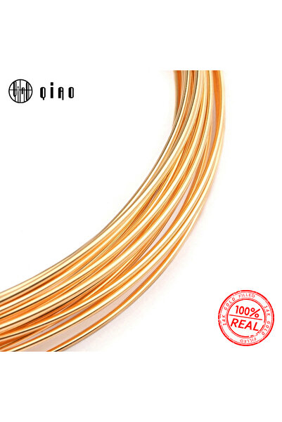 Choice 0.41mm 1meter One Meter 0.25/0.41/0.64/0.8mm Half Hard Gold Filled Bea...