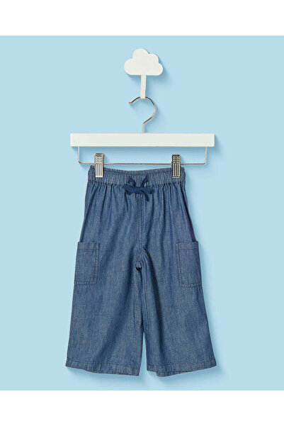 REDTAG Infant Girls Dark Wash Denim Jeans