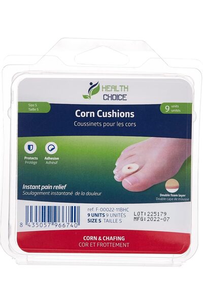 Health Choice Callus Cushions Round Callus Pads For Feet Soft Felt Callus Cus...
