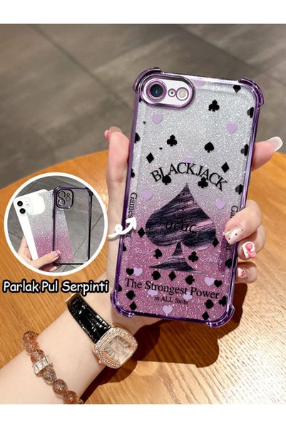ucuc iPhone 7/8/Se 2020 2022 Compatible Transparent Four Corner Silicone Coat...