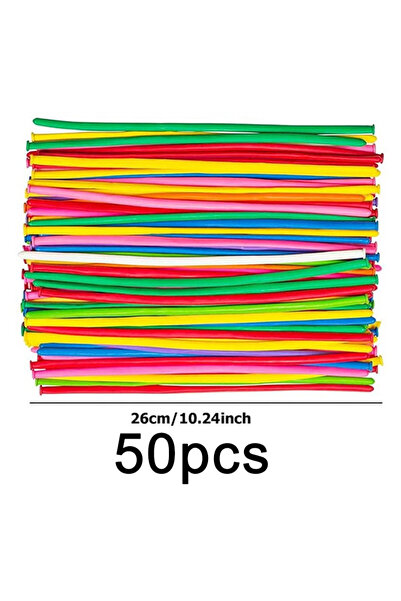 Choice Other 50pcs ChangTiao 50/100pcs Balloon Long Strip Spiral Style Color ...