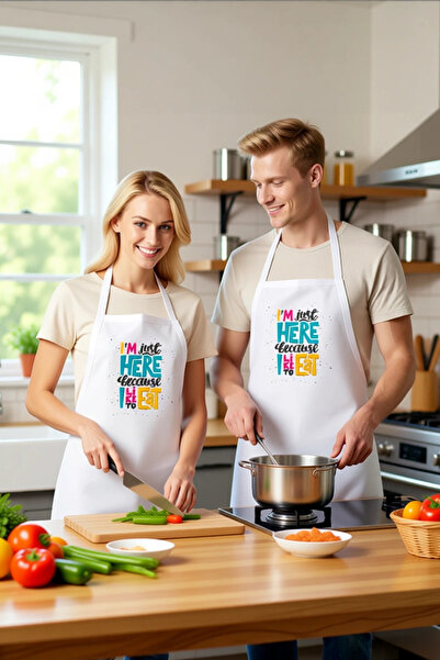 PayBuy Unisex Kitchen Chef Apron Humorous Printed Food-Loving Theme Casual Co...