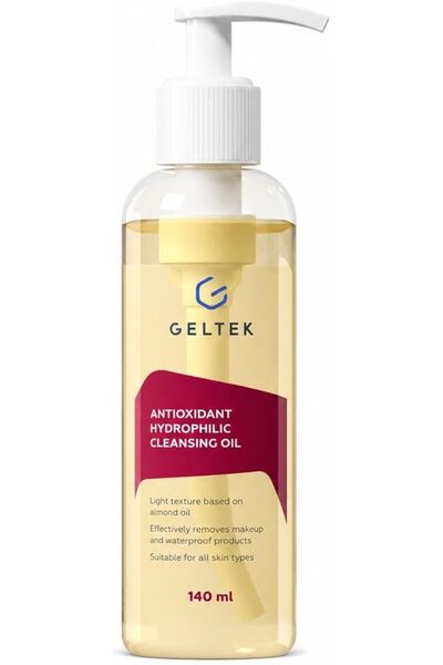 Geltek Antioxidant Hydrophilic Cleansing Oil 140ml | All Skin Types, Removes ...