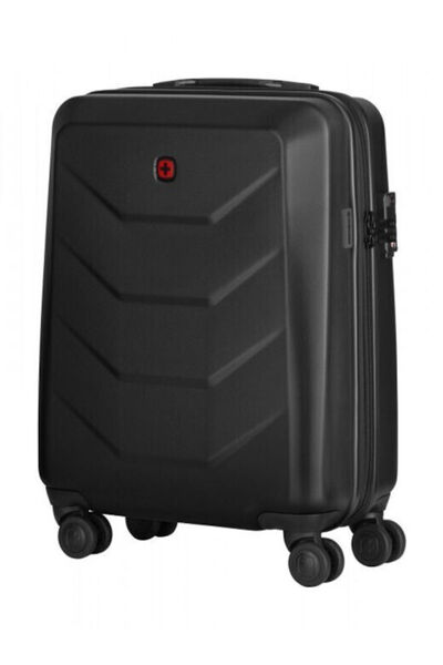 Wenger Prymo Cabin Σκληρή Μαύρη Βαλίτσα με 4 Ρόδες Ύψος 55εκ. Κωδικός: 612536