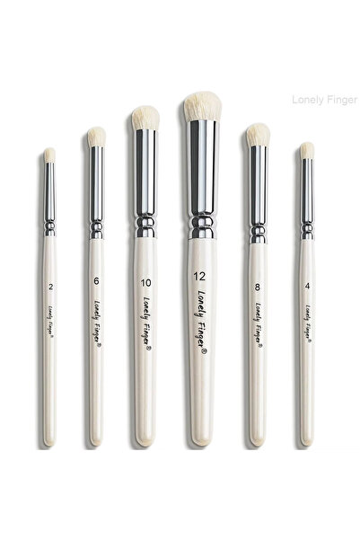 choice2 6pcs White Wool Miniature Paint Brushes Drybrush Set, Detail Paint Br...