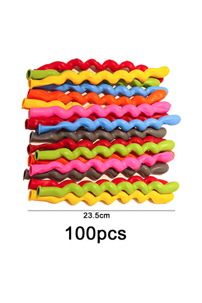 Choice Other 100pcs LuoXuan 50/100pcs Balloon Long Strip Spiral Style Color L...