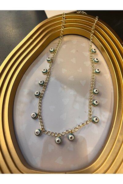 gozdeasutayaccessory Evil Eye Pendant Necklace