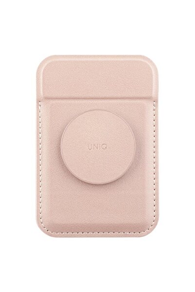 Uniq Case Portofel magnetic Uniq Flix cu suport, compatibil MagSafe, roz