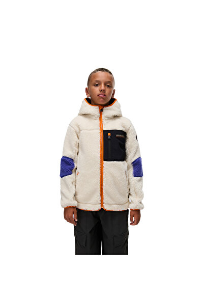Napapijri Yupik Fzh 3 Erkek Çocuk Bej Sweat ERKEK ÇOCUK SWEATSHIRT NP0A4HG1N1J1