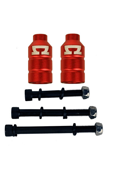 AO SCOOTERS AO Double Peg Kit Red Stunt Scooter Ayaklık