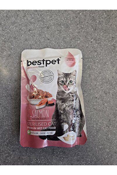 Bestpet best pet salmon طعام رطب للمعقمين 85g