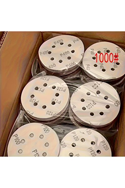 Choice 1000 100 Pieces of 5-Inch 8-Hole Sandpaper - 60/80/100/150/180/240/320...