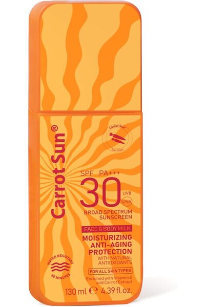 Carrot Sun SUNSCREEN FACE & BODY MILK SPF30+ 130 ML