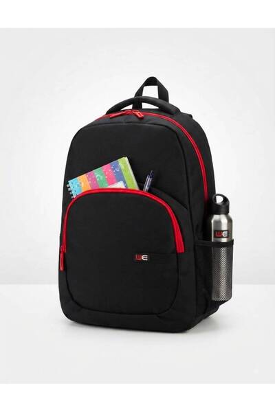 tüftürük Black Sports School Bag Backpack