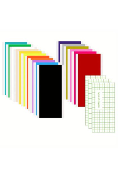 Choice 20park Smart Sticky Vinyl Permanent 18/20/36 sheets (5.5x12 inches), c...