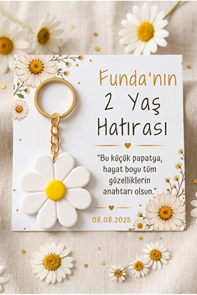 Bulbirhediye Kartlı Anahtarlık 10 Adet Mevlüt Sünnet Bebek Doğum Günü Hediyel...